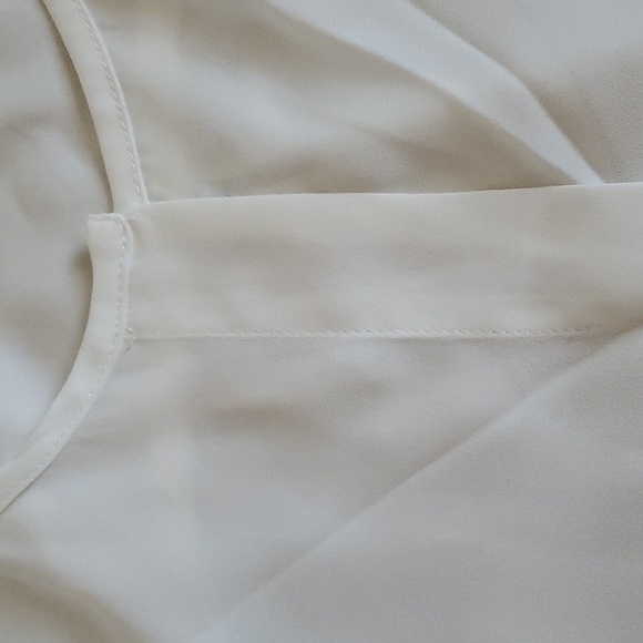 PLEIONE Flowy White Blouse Top Shirt Nordstrom - Picture 3 of 8